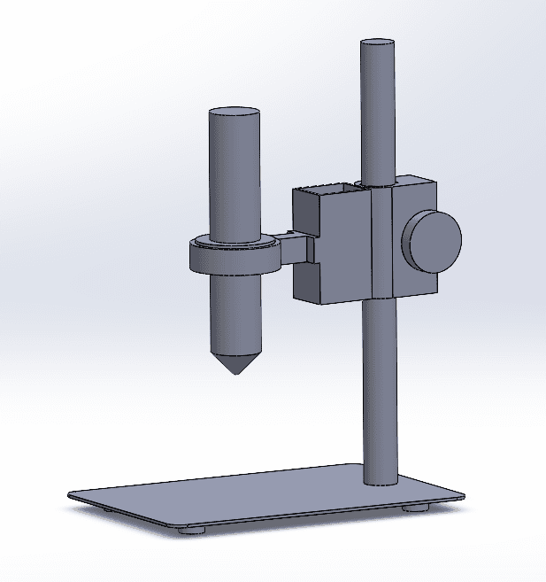 Microscope holder 3D design