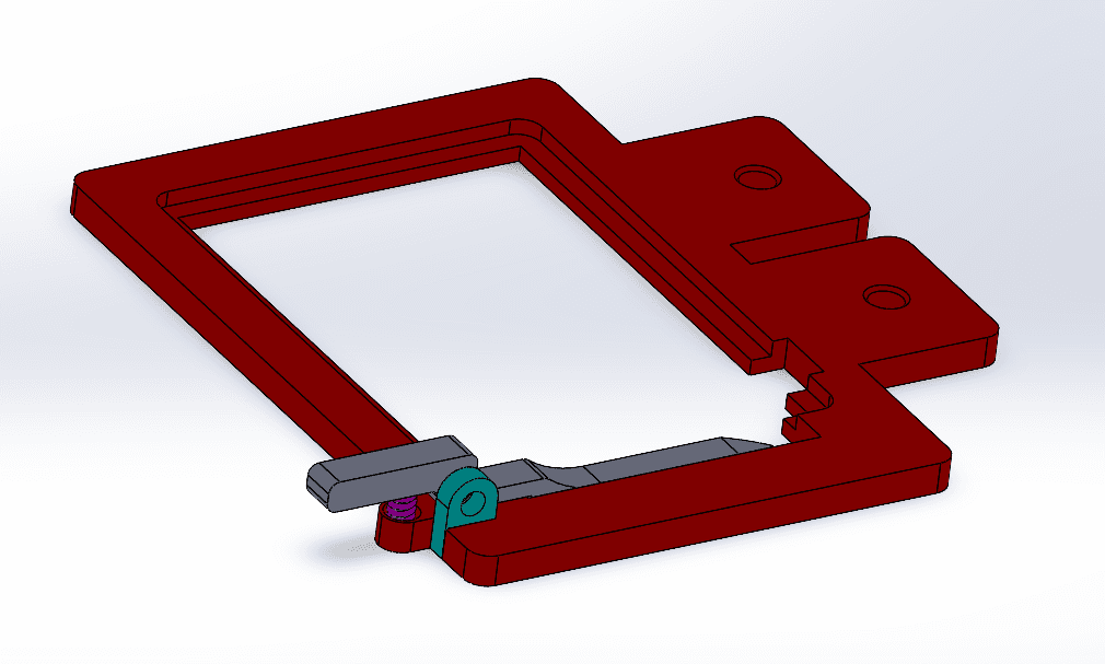 Spring loaded holder