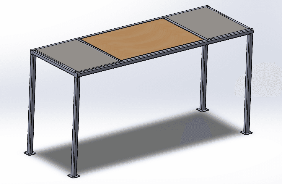 Table weldment